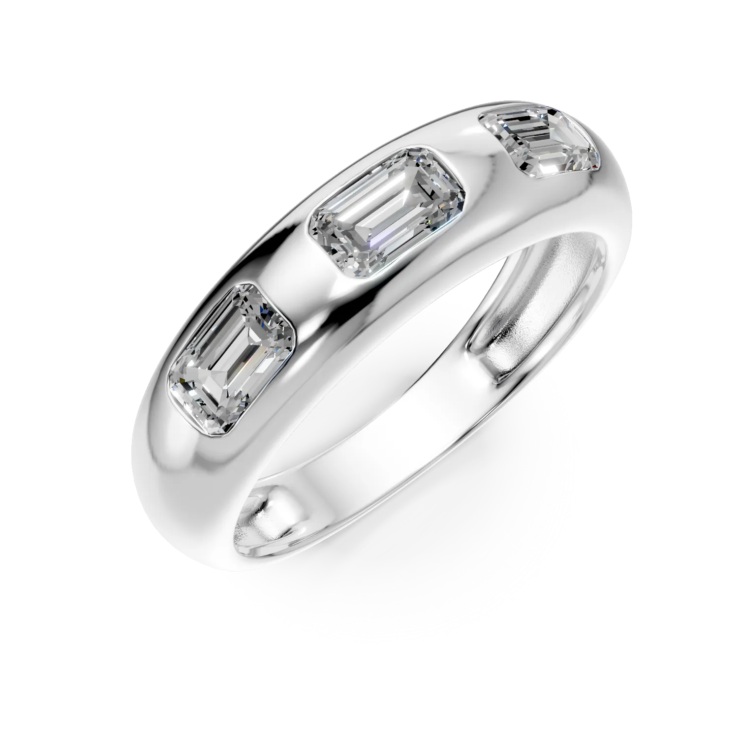 Inel din argint cu zirconii