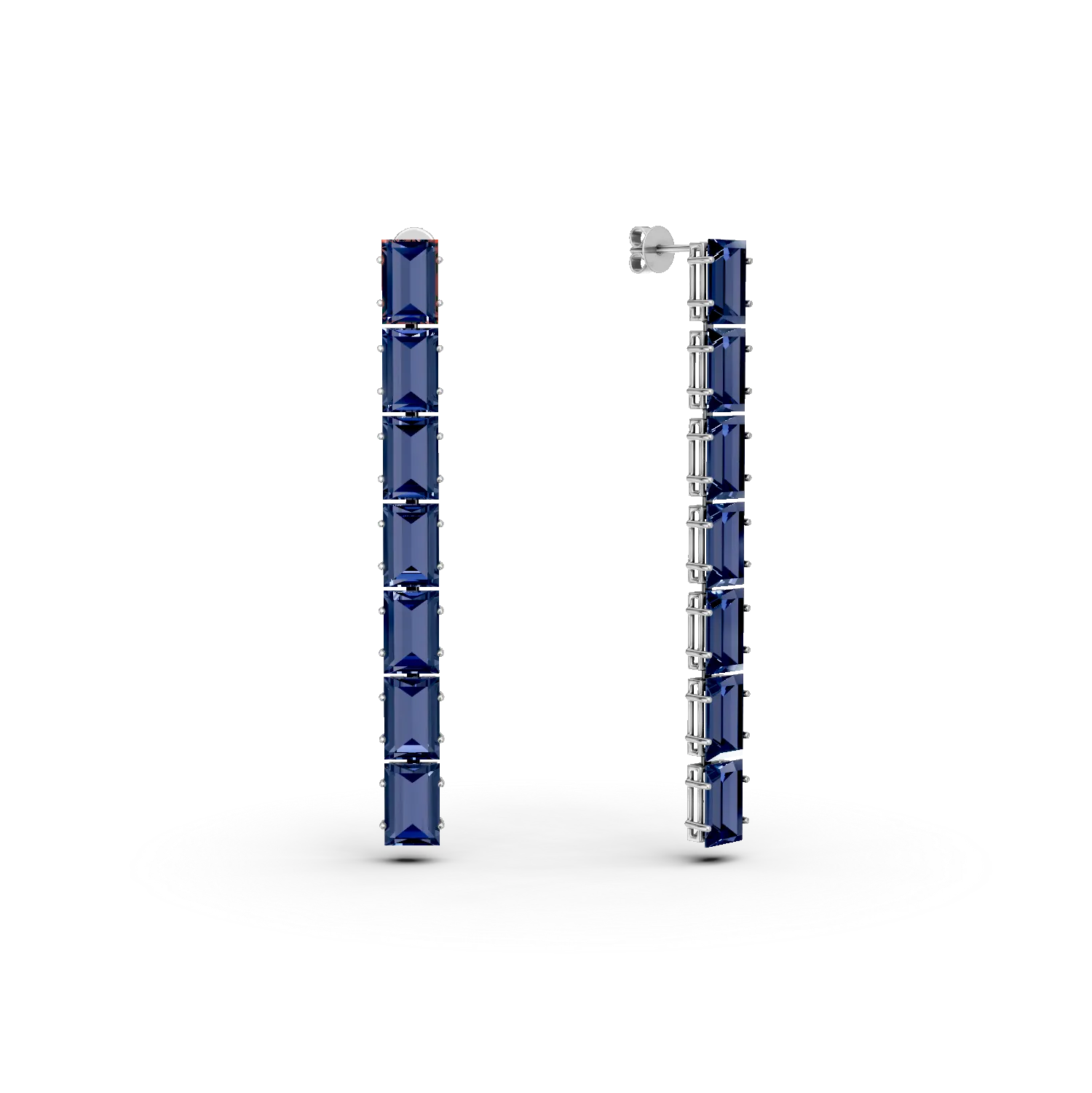 Cercei din aur alb cu safire de 10.3ct create in laborator Apparel & Accessories > Jewelry > Earrings DAAR 2 Cercei din aur alb cu safire de 10.3ct create in laborator Apparel & Accessories > Jewelry > Earrings DAAR 2