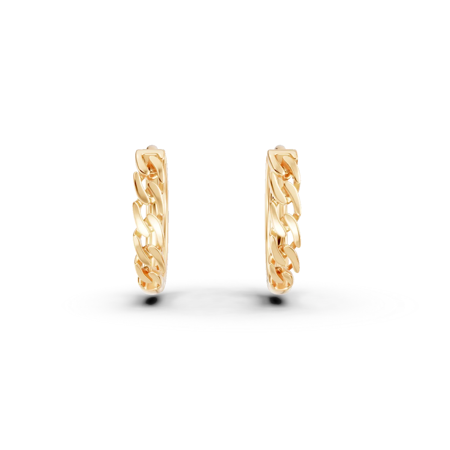 Cercei creole din aur galben