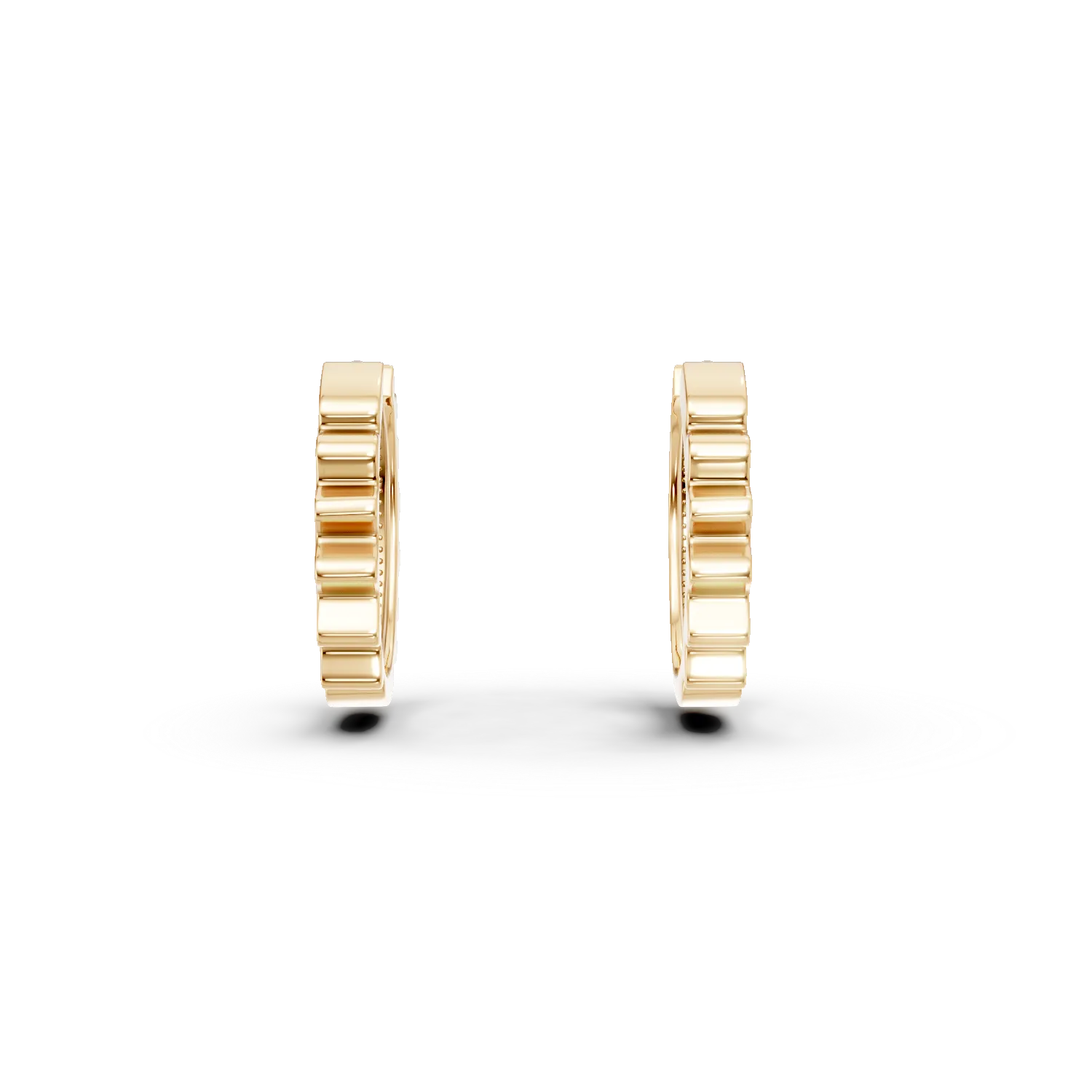 Cercei creole din aur galben