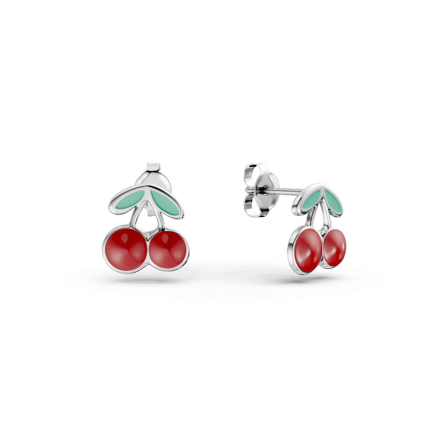 Cercei cirese din argint pentru copii