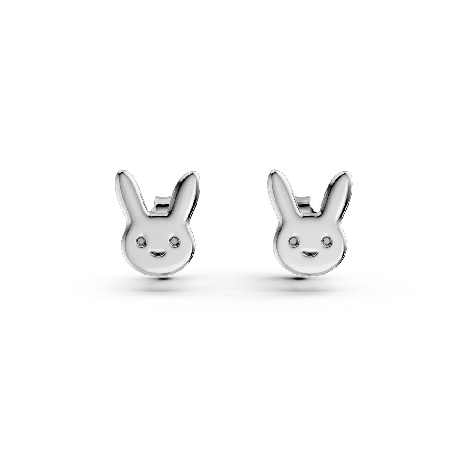 Cercei iepurasi din argint pentru copii