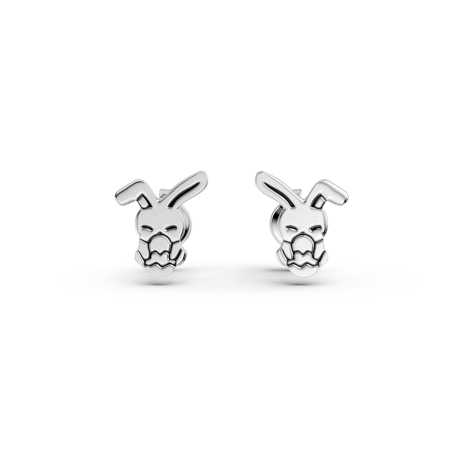 Cercei iepuri din argint pentru copii