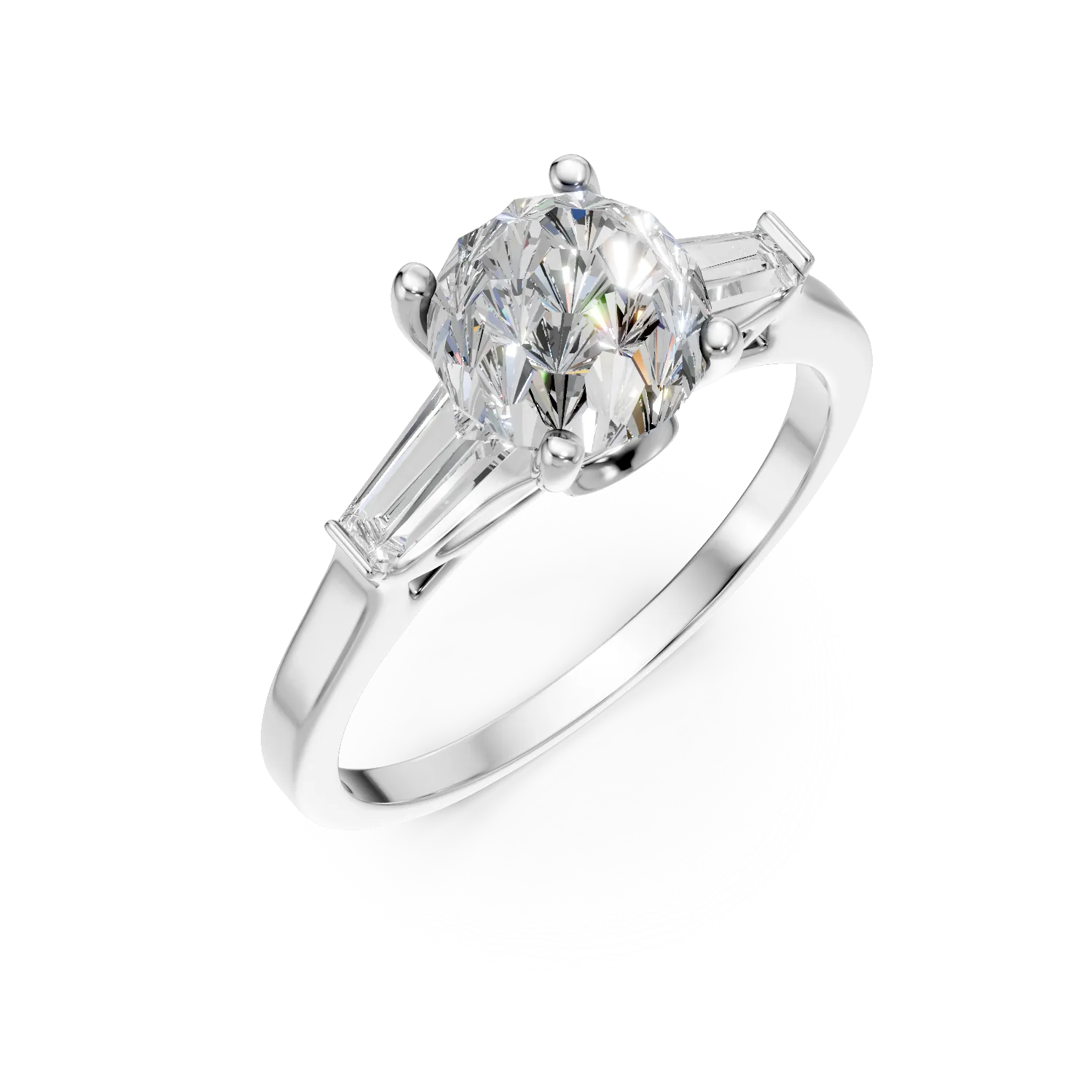 Inel din argint cu zirconii