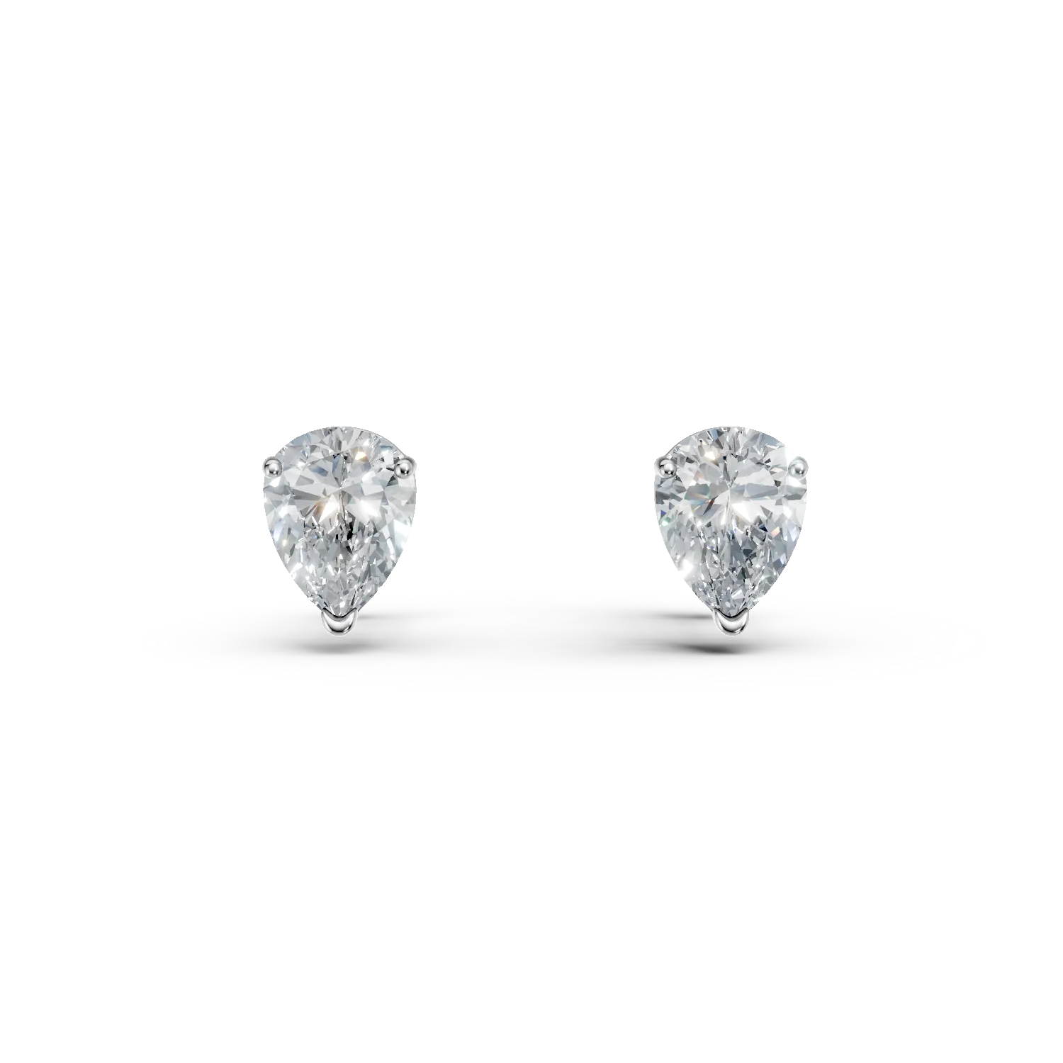 Cercei din argint cu zirconii