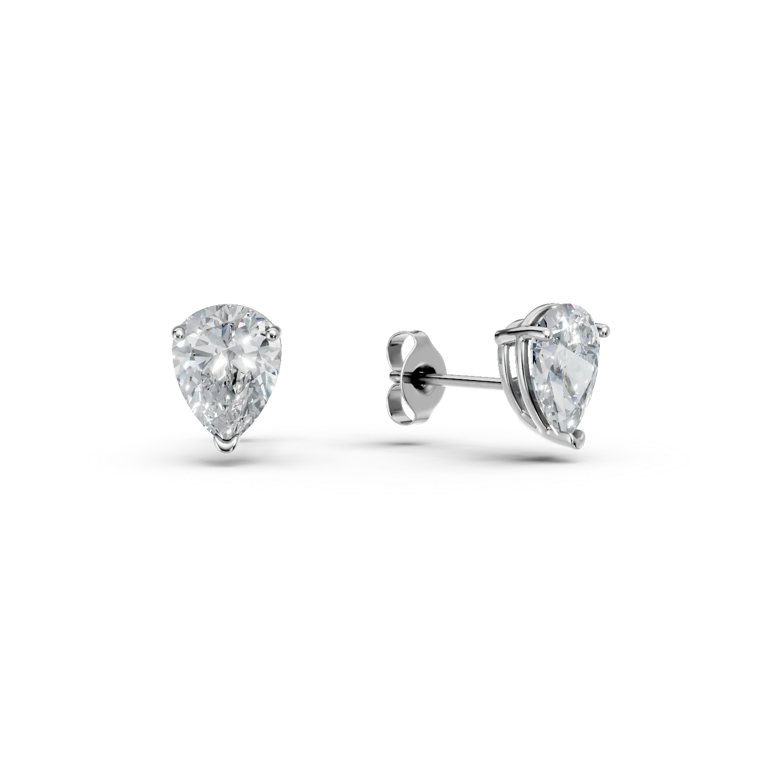 Cercei din argint cu zirconii