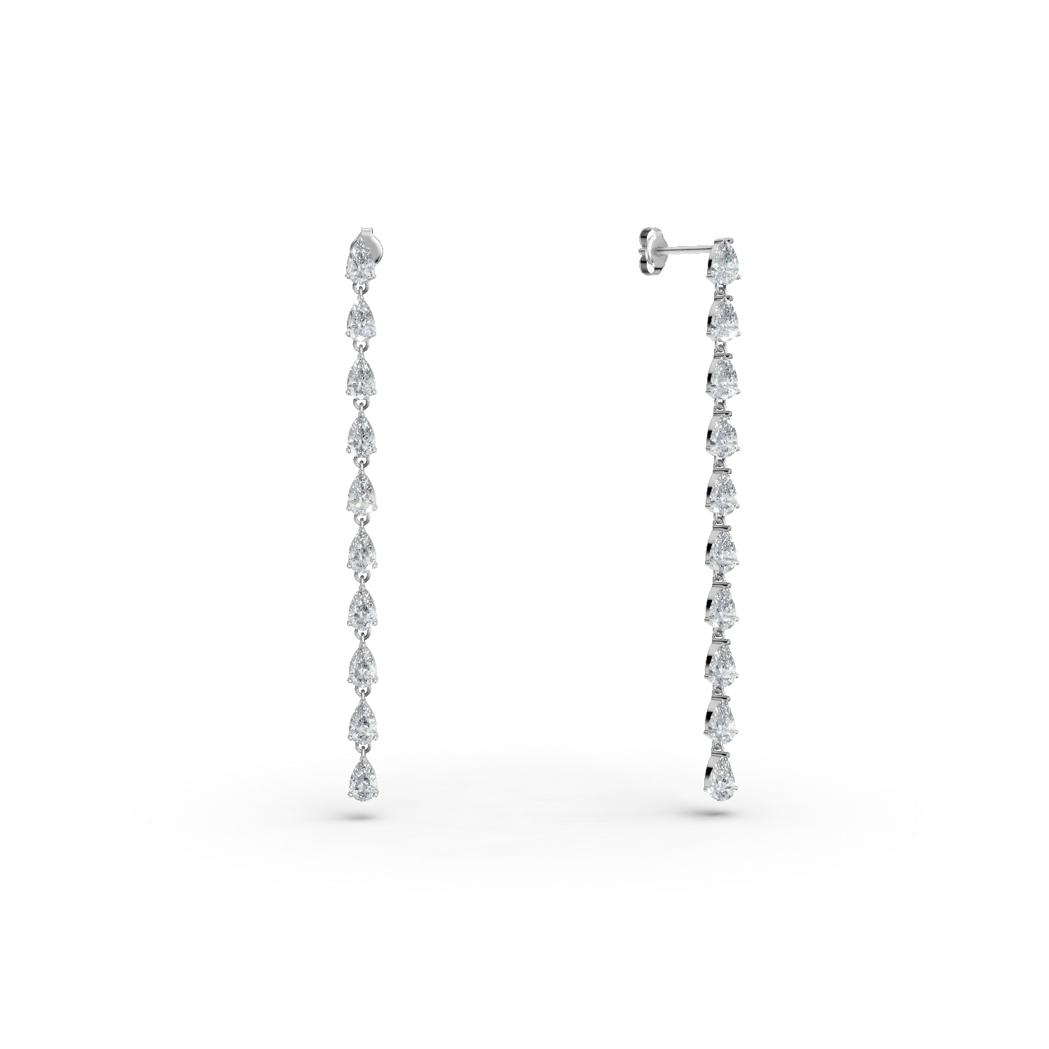 Cercei lungi din argint cu zirconii Apparel & Accessories > Jewelry > Earrings DAAR 2 Cercei lungi din argint cu zirconii Apparel & Accessories > Jewelry > Earrings DAAR 2