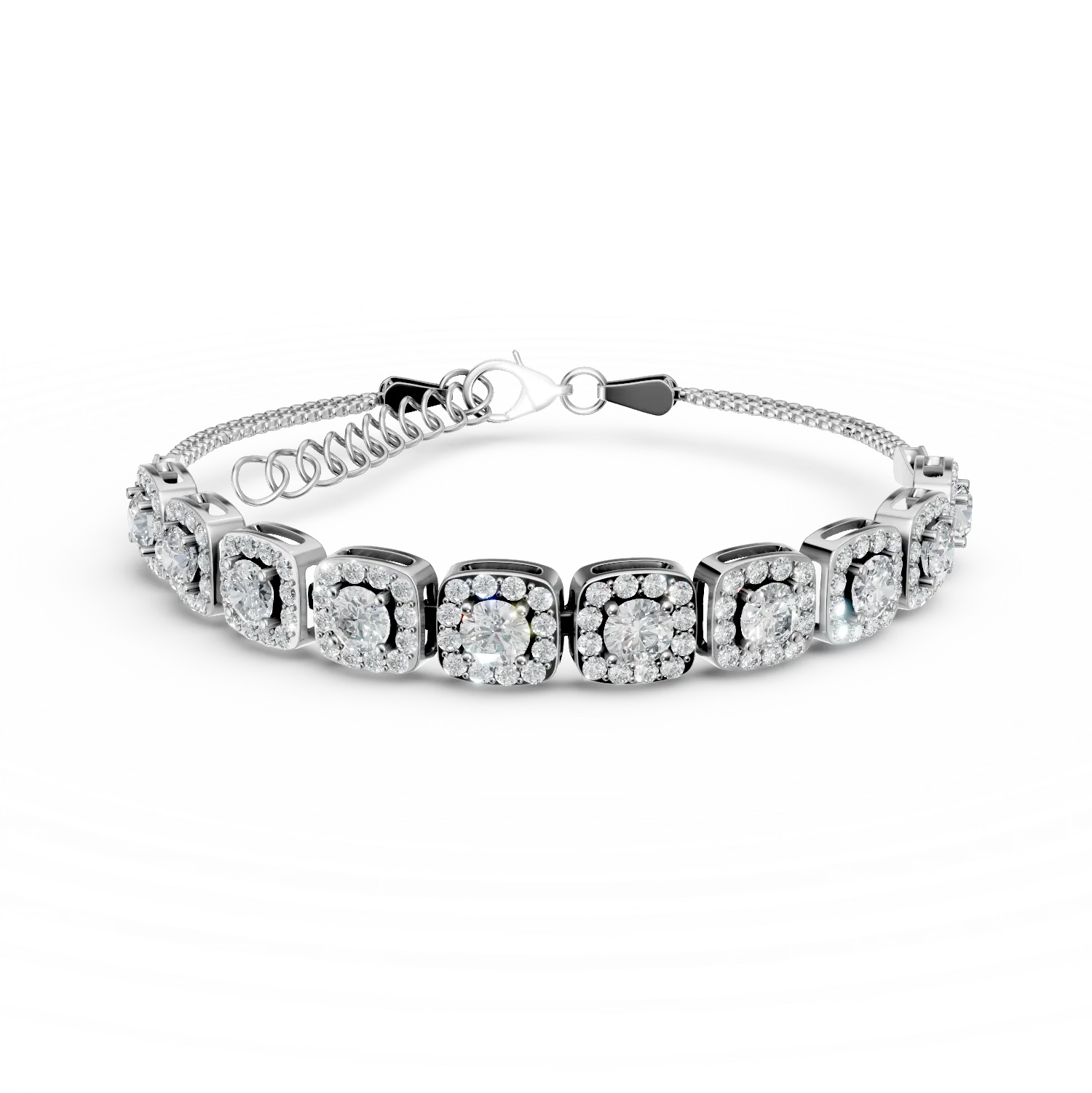 Bratara din argint cu zirconii