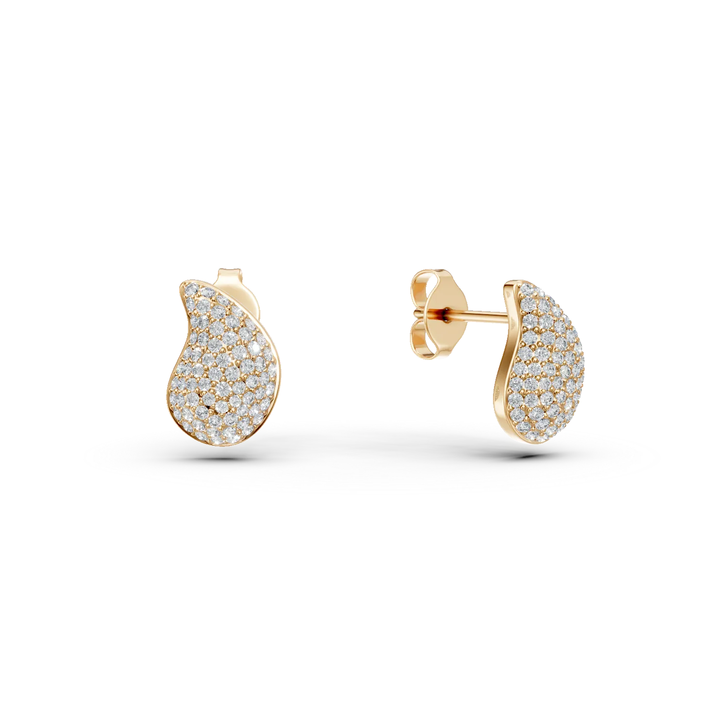 Cercei lacrima din argint galben cu zirconii Apparel & Accessories > Jewelry > Earrings DAAR 2 Cercei lacrima din argint galben cu zirconii Apparel & Accessories > Jewelry > Earrings DAAR 2