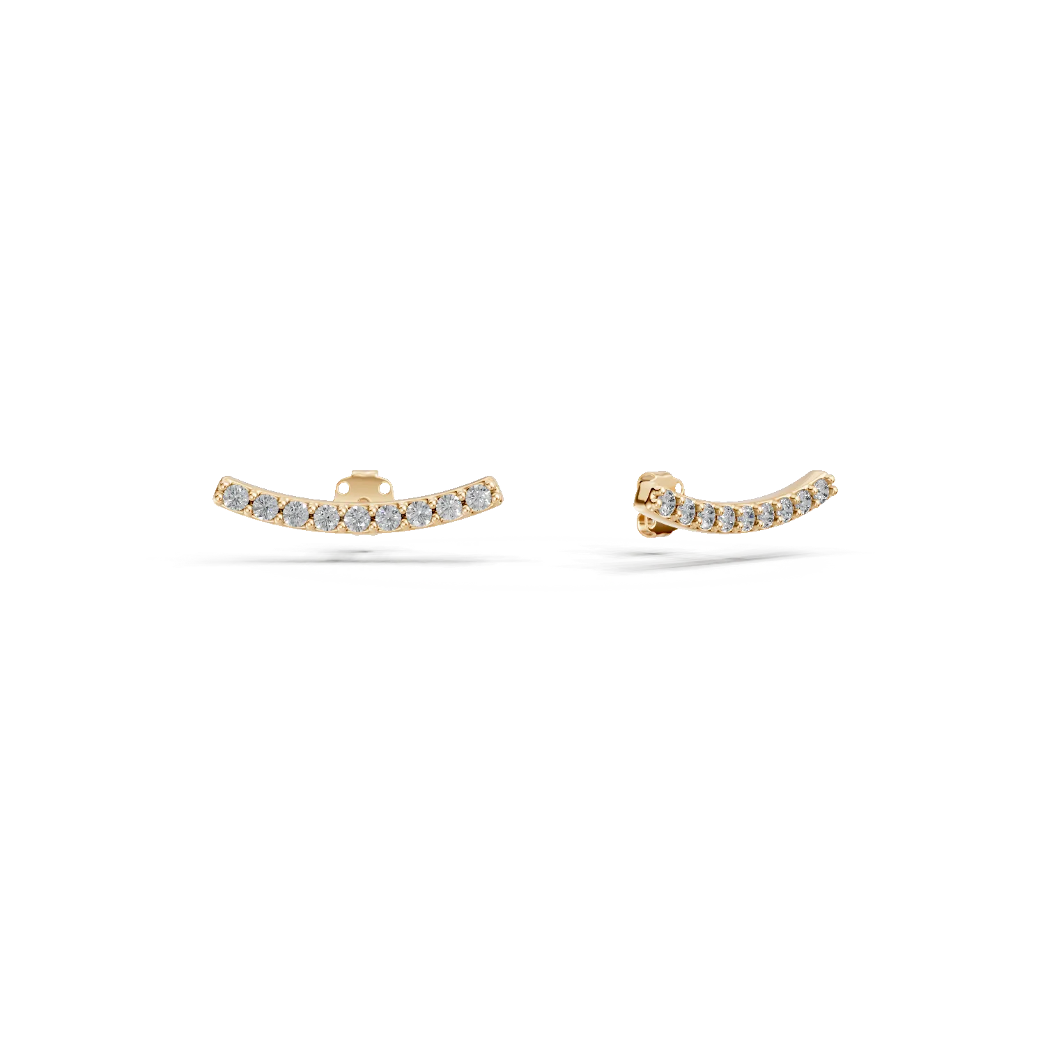 Cercei stud din aur galben cu zirconii Apparel & Accessories > Jewelry > Earrings DAAR 2 Cercei stud din aur galben cu zirconii Apparel & Accessories > Jewelry > Earrings DAAR 2