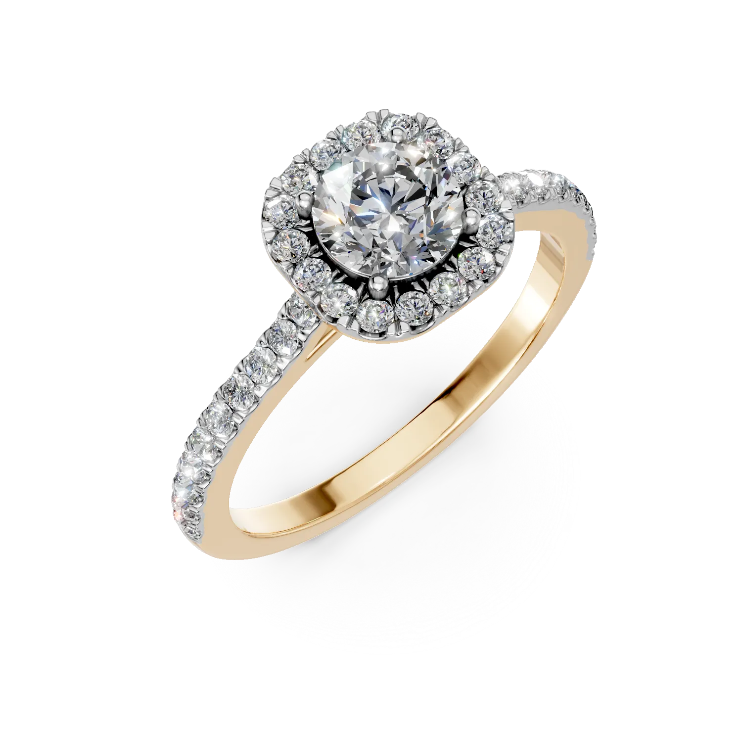 Inel din aur galben cu diamante de 0.8ct create in laborator Apparel & Accessories > Jewelry > Rings DAAR 2 Inel din aur galben cu diamante de 0.8ct create in laborator Apparel & Accessories > Jewelry > Rings DAAR 2