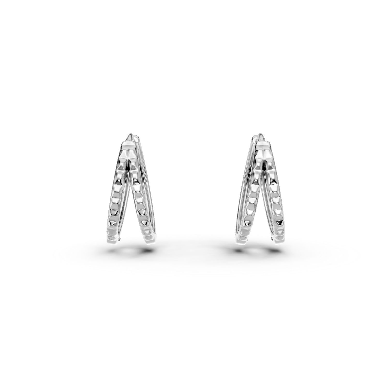 Cercei dubli din argint