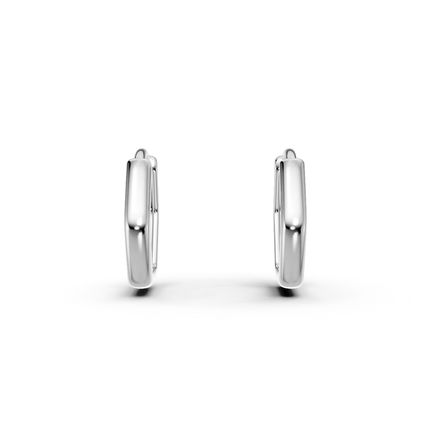 Cercei geometrici din argint