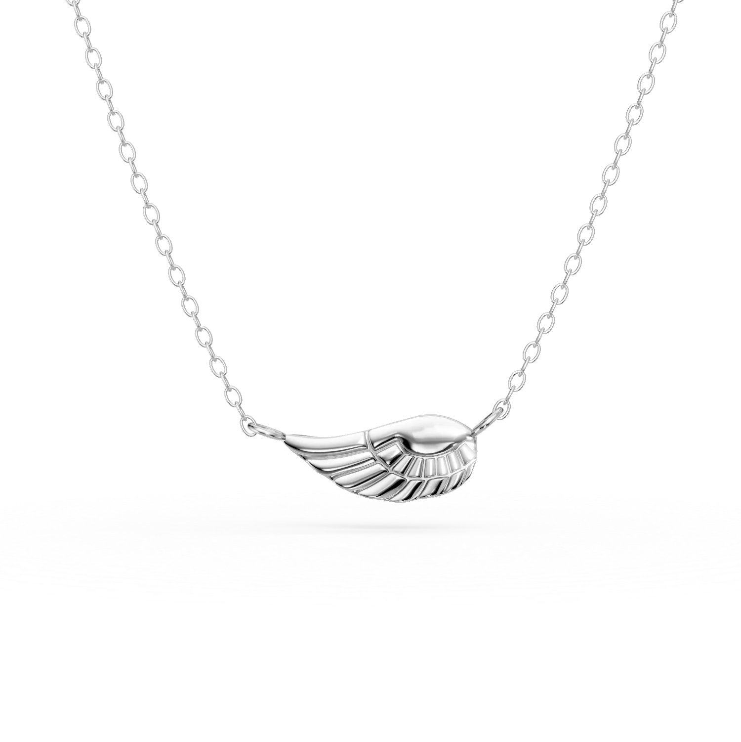 Lant cu pandantiv aripa din argint