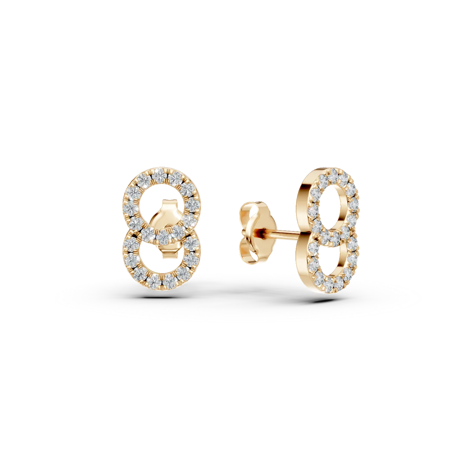 Cercei geometrici din aur galben cu diamante de 0.3ct create in laborator Apparel & Accessories > Jewelry > Earrings DAAR 2 Cercei geometrici din aur galben cu diamante de 0.3ct create in laborator Apparel & Accessories > Jewelry > Earrings DAAR 2