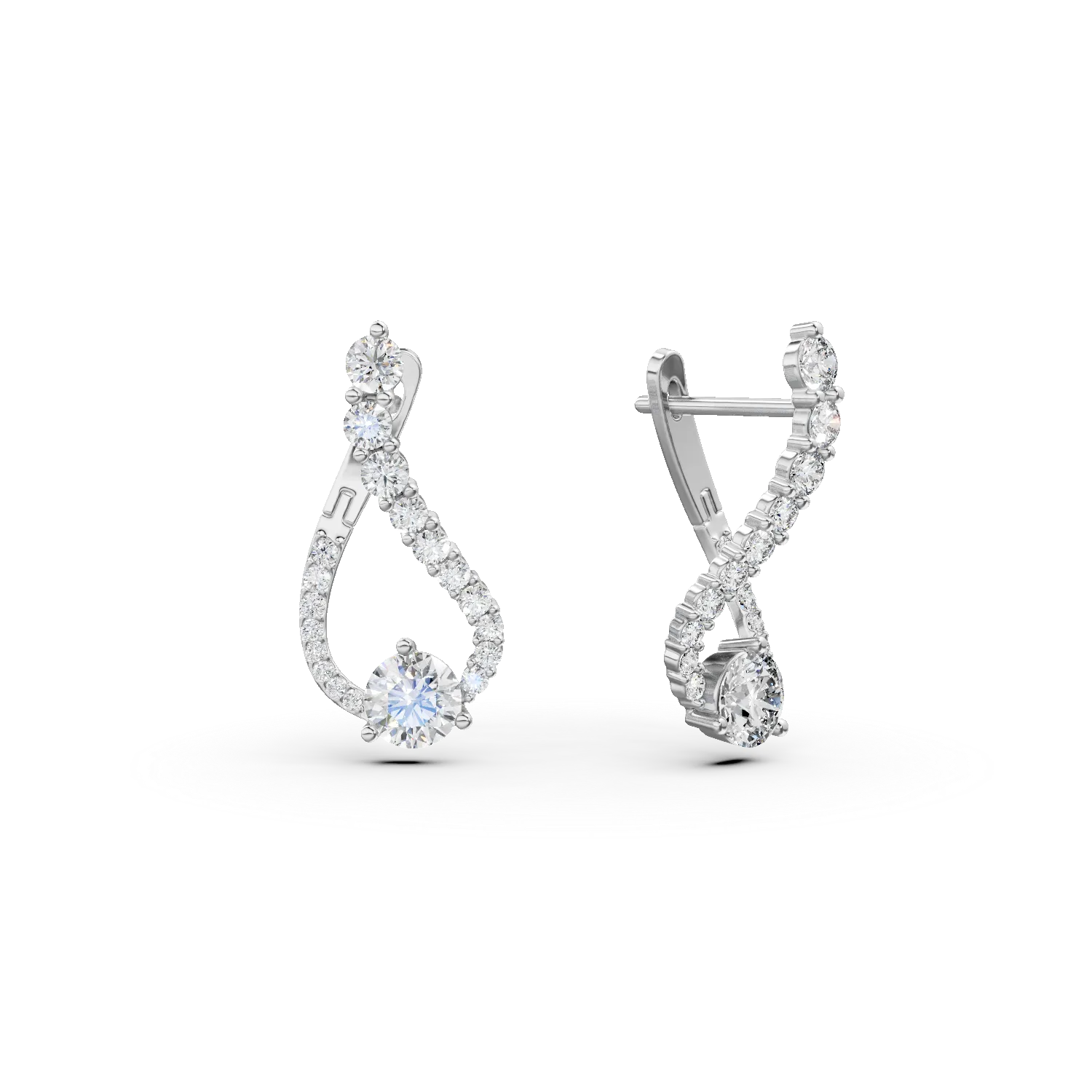 Cercei lacrima din argint cu zirconii Apparel & Accessories > Jewelry > Earrings DAAR 2 Cercei lacrima din argint cu zirconii Apparel & Accessories > Jewelry > Earrings DAAR 2