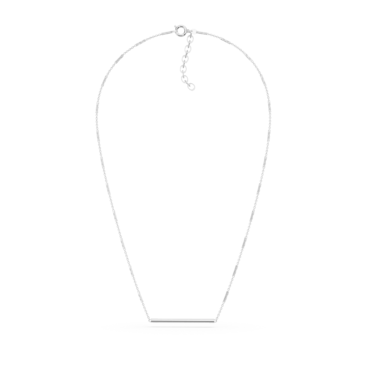 Colier cu detaliu minimalist din argint