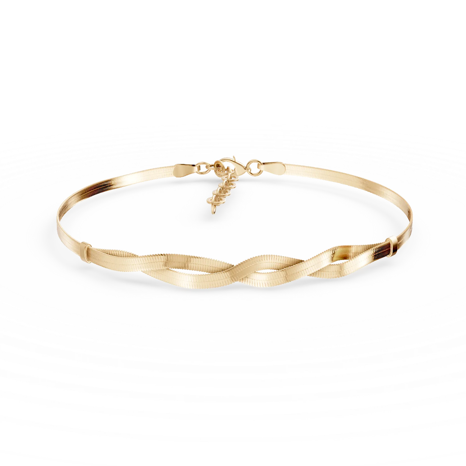 Bratara din argint galben