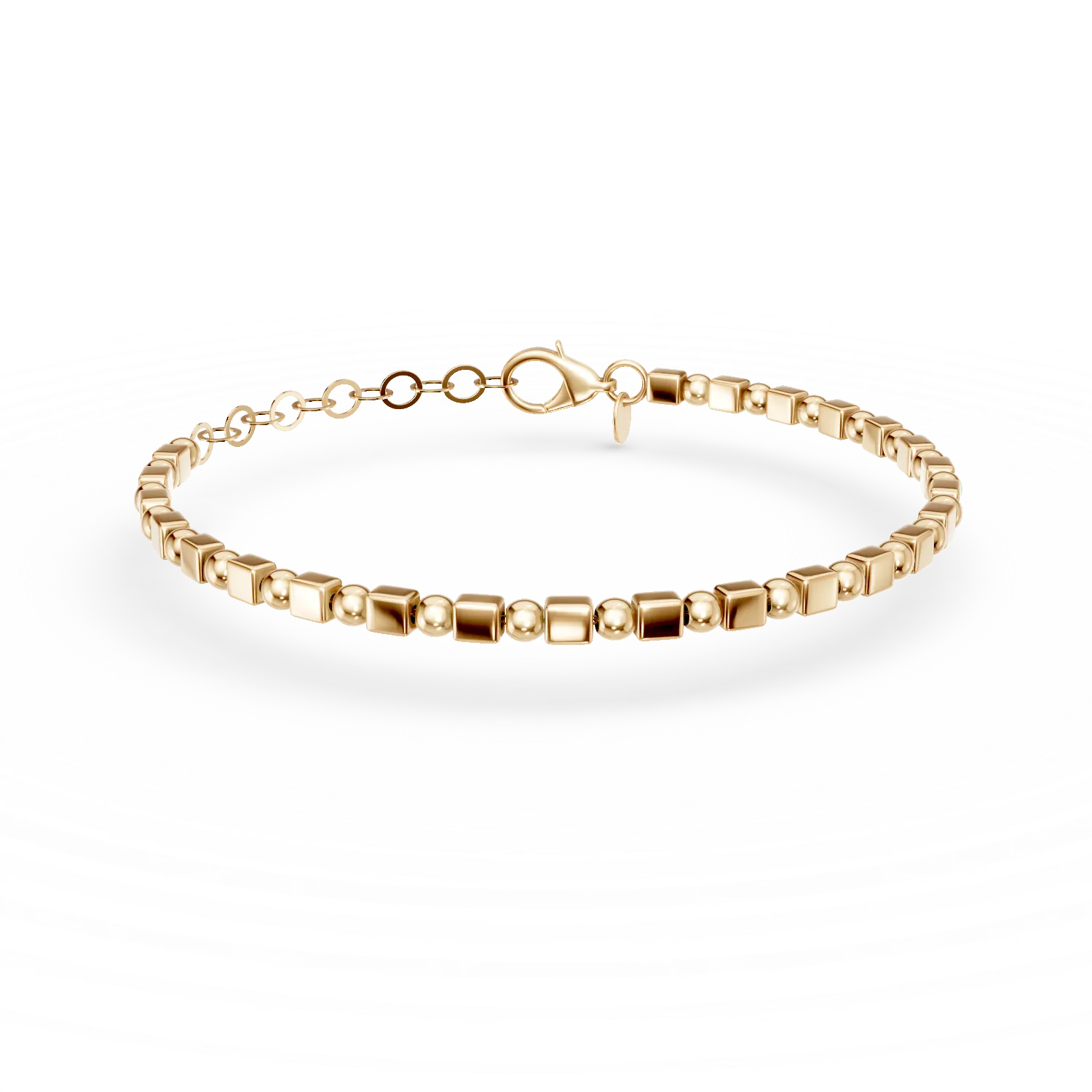 Bratara din argint galben