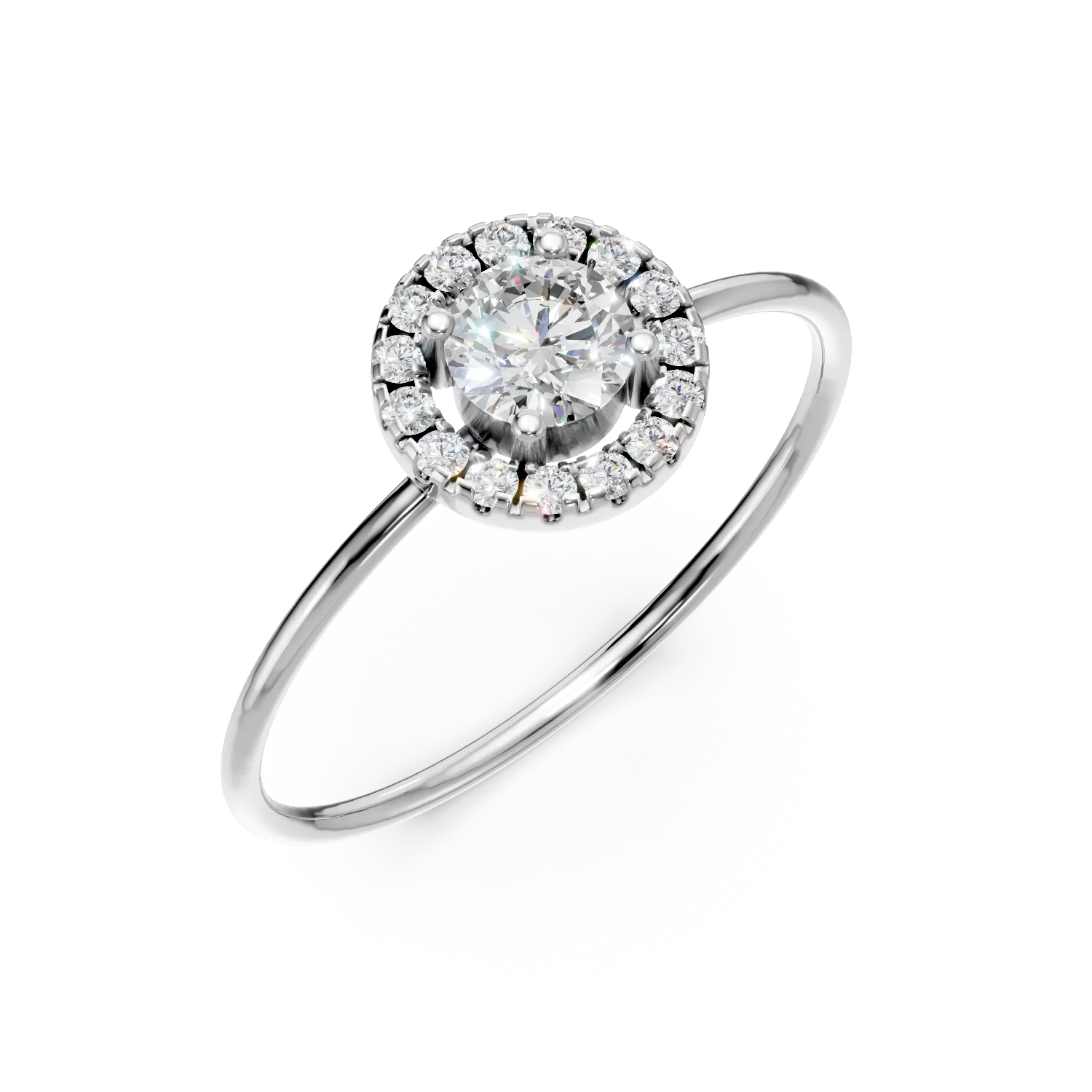 Inel din argint cu zirconii