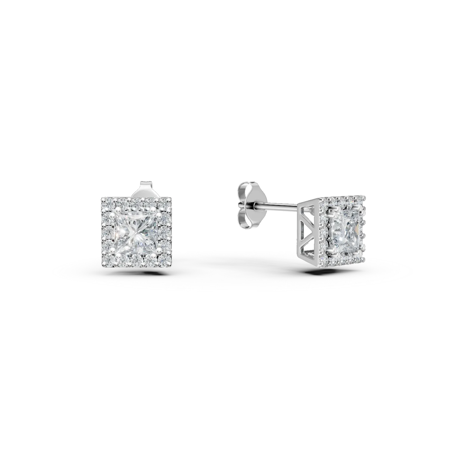 Cercei stud din argint cu zirconii Apparel & Accessories > Jewelry > Earrings DAAR 2 Cercei stud din argint cu zirconii Apparel & Accessories > Jewelry > Earrings DAAR 2