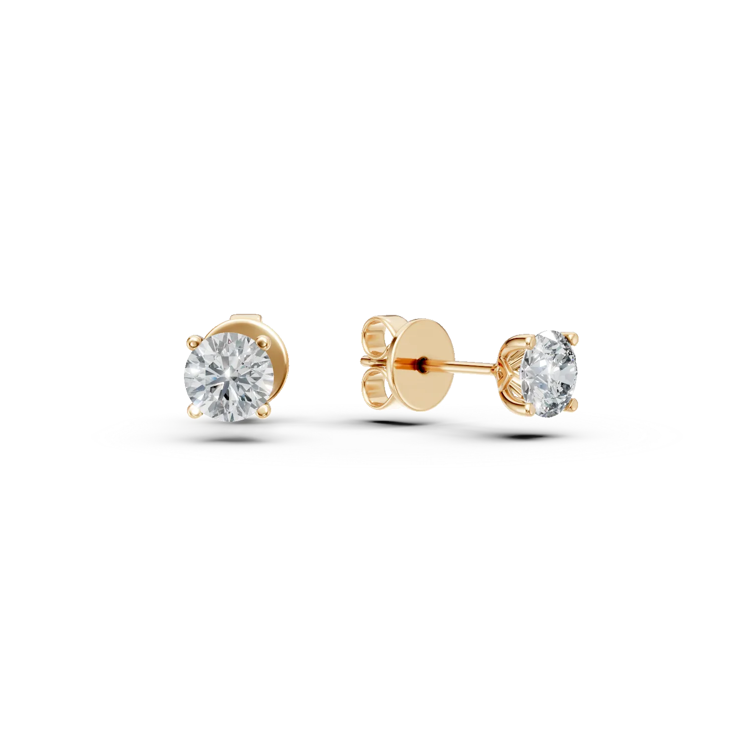 Cercei din aur galben cu diamante de 0.6ct create in laborator Apparel & Accessories > Jewelry > Earrings DAAR 2 Cercei din aur galben cu diamante de 0.6ct create in laborator Apparel & Accessories > Jewelry > Earrings DAAR 2