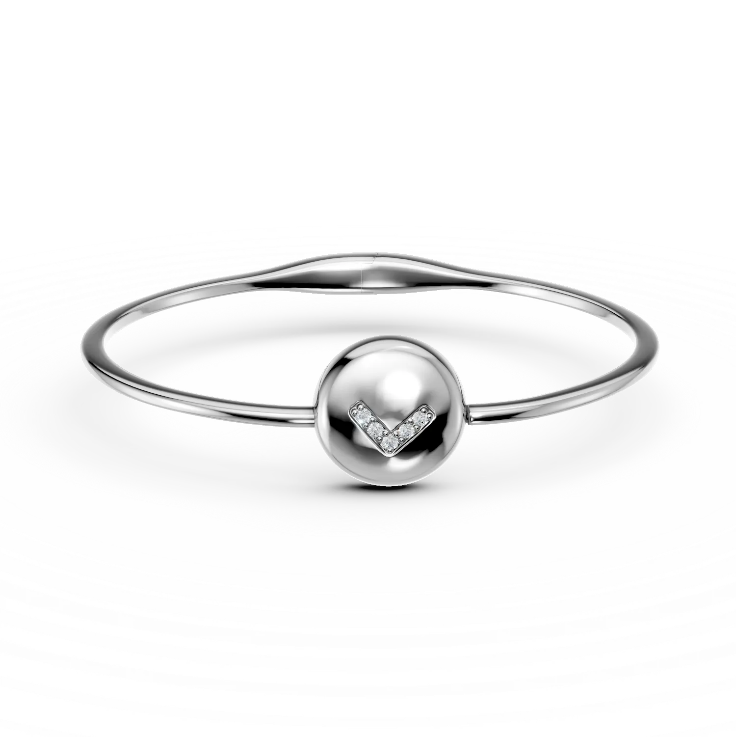 Bratara Smile or Frown fixa din argint cu diamante de 0.08ct create in laborator Apparel & Accessories > Jewelry DAAR 2 Bratara Smile or Frown fixa din argint cu diamante de 0.08ct create in laborator Apparel & Accessories > Jewelry DAAR 2
