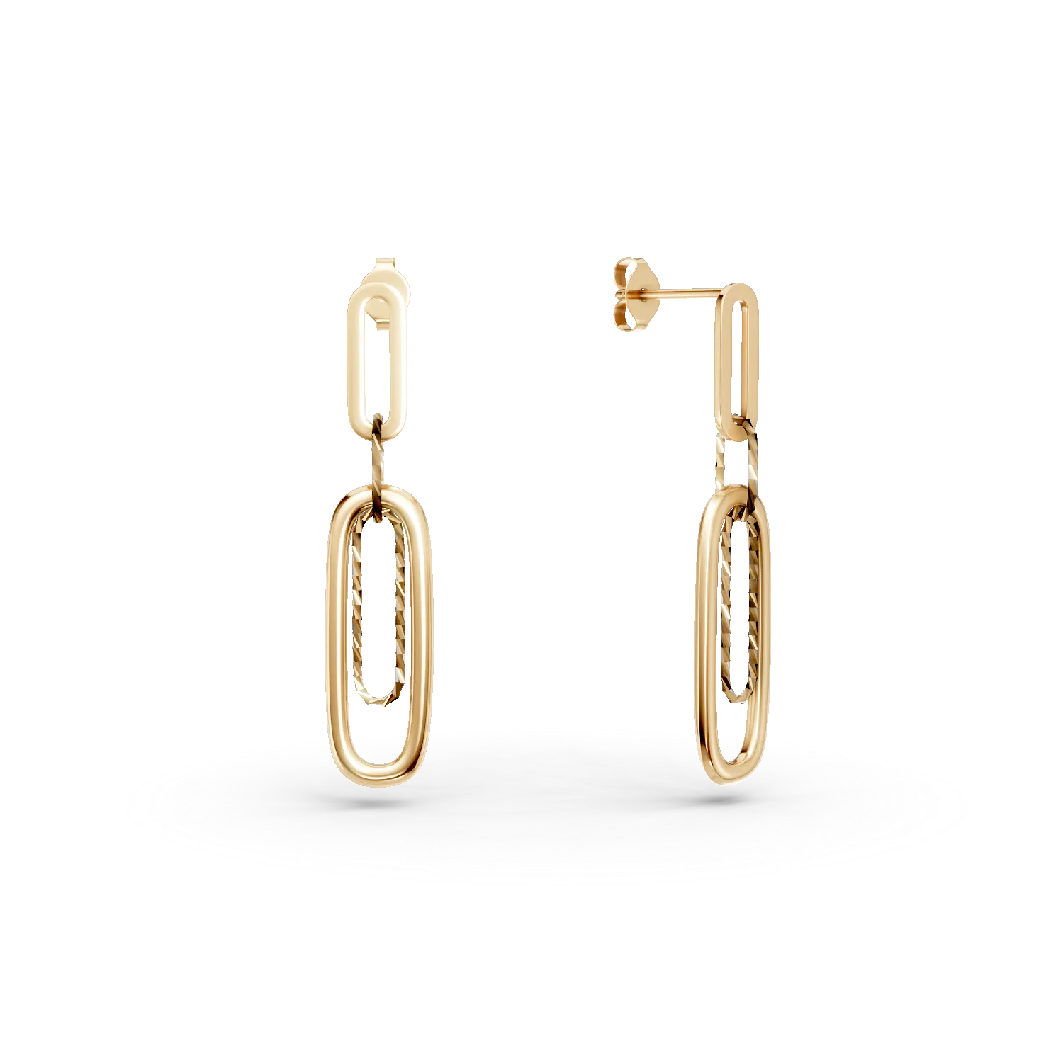 Cercei geometrici din aur galben Apparel & Accessories > Jewelry > Earrings DAAR 2 Cercei geometrici din aur galben Apparel & Accessories > Jewelry > Earrings DAAR 2