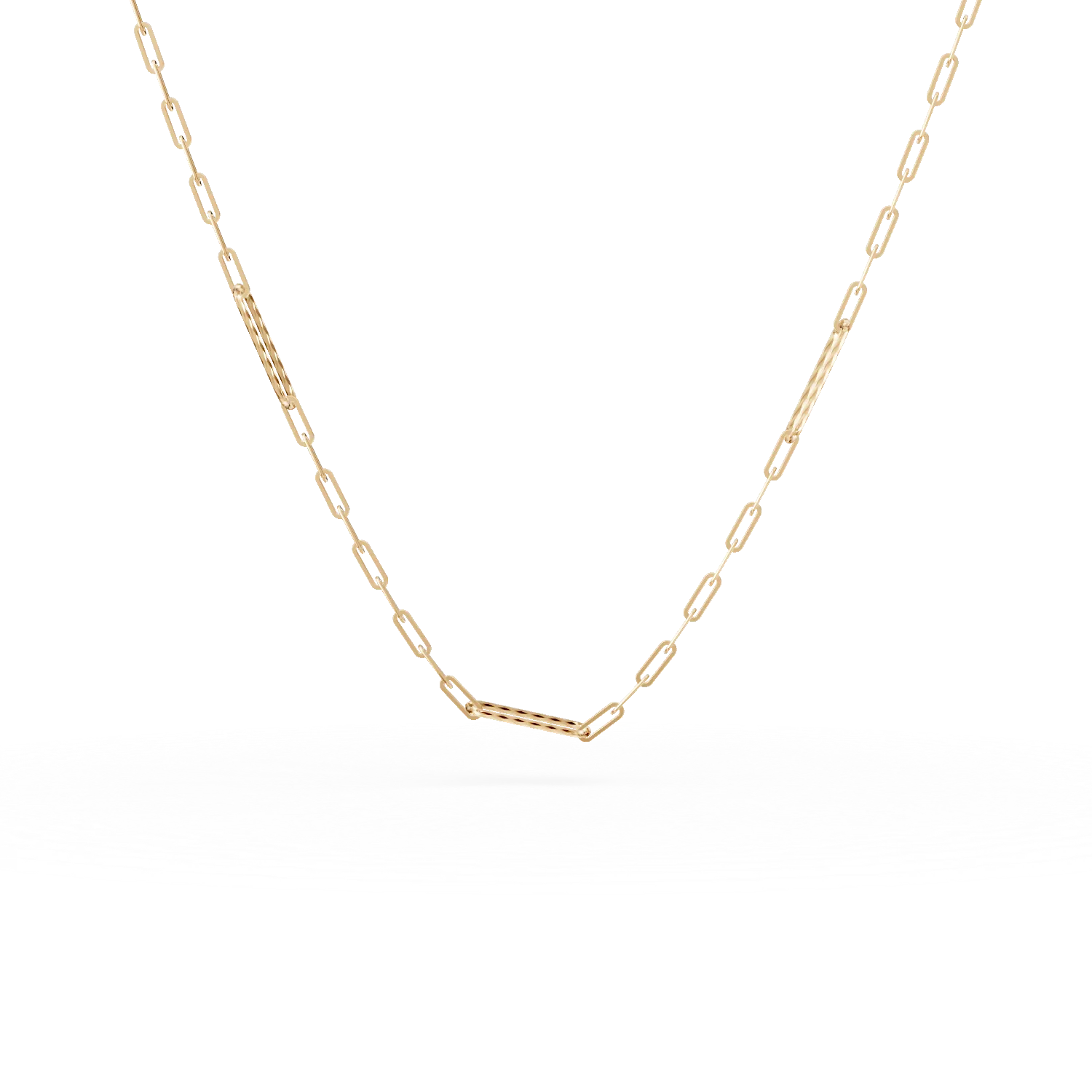 Lant cu zale din aur galben