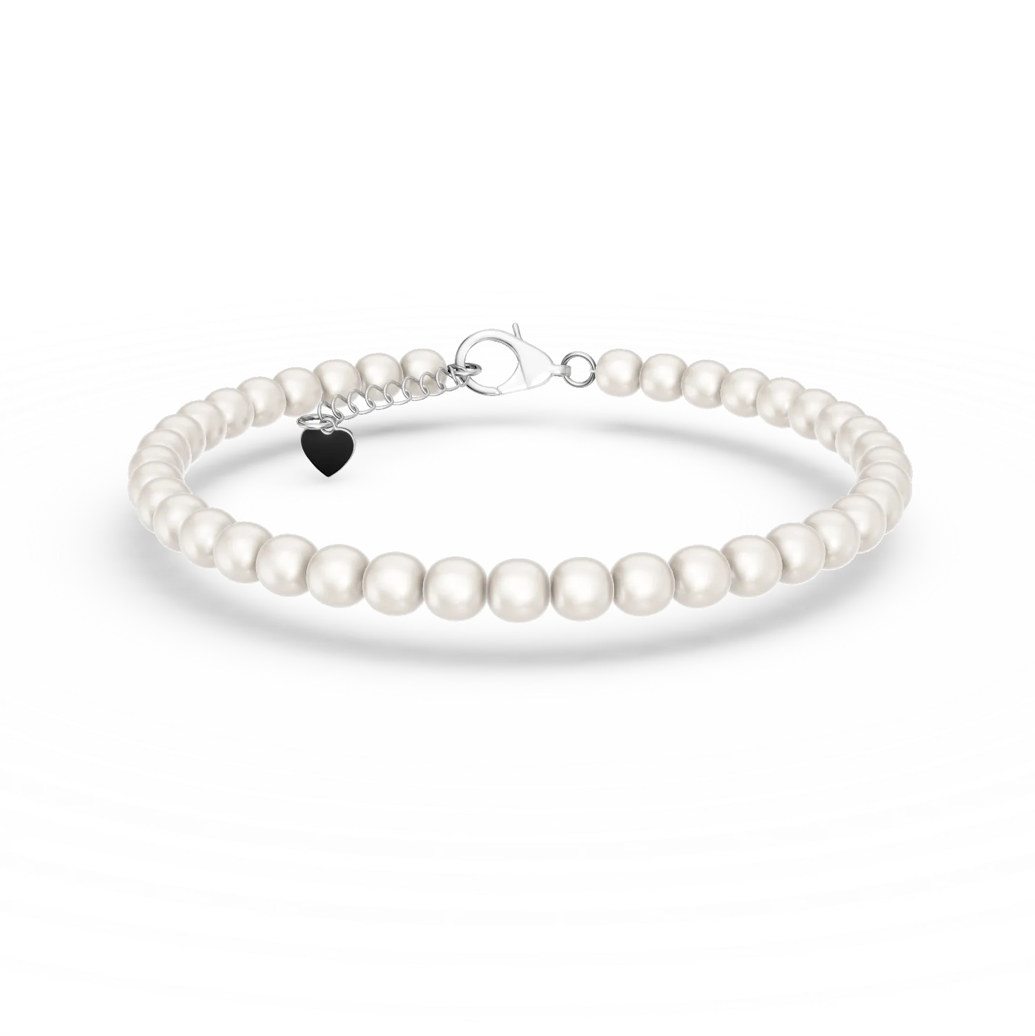 Bratara din aur alb cu perle de cultura