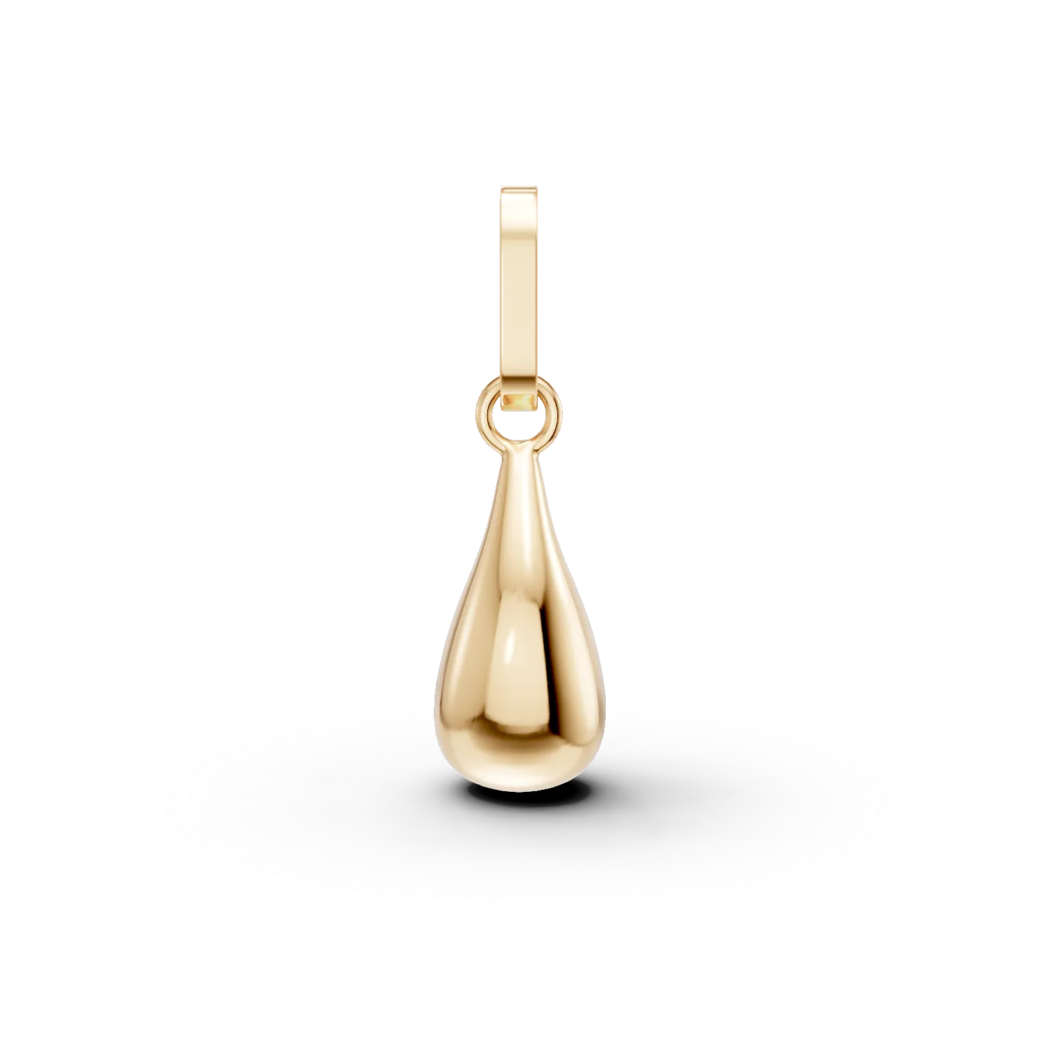 Pandantiv lacrima din aur galben - imagine 6